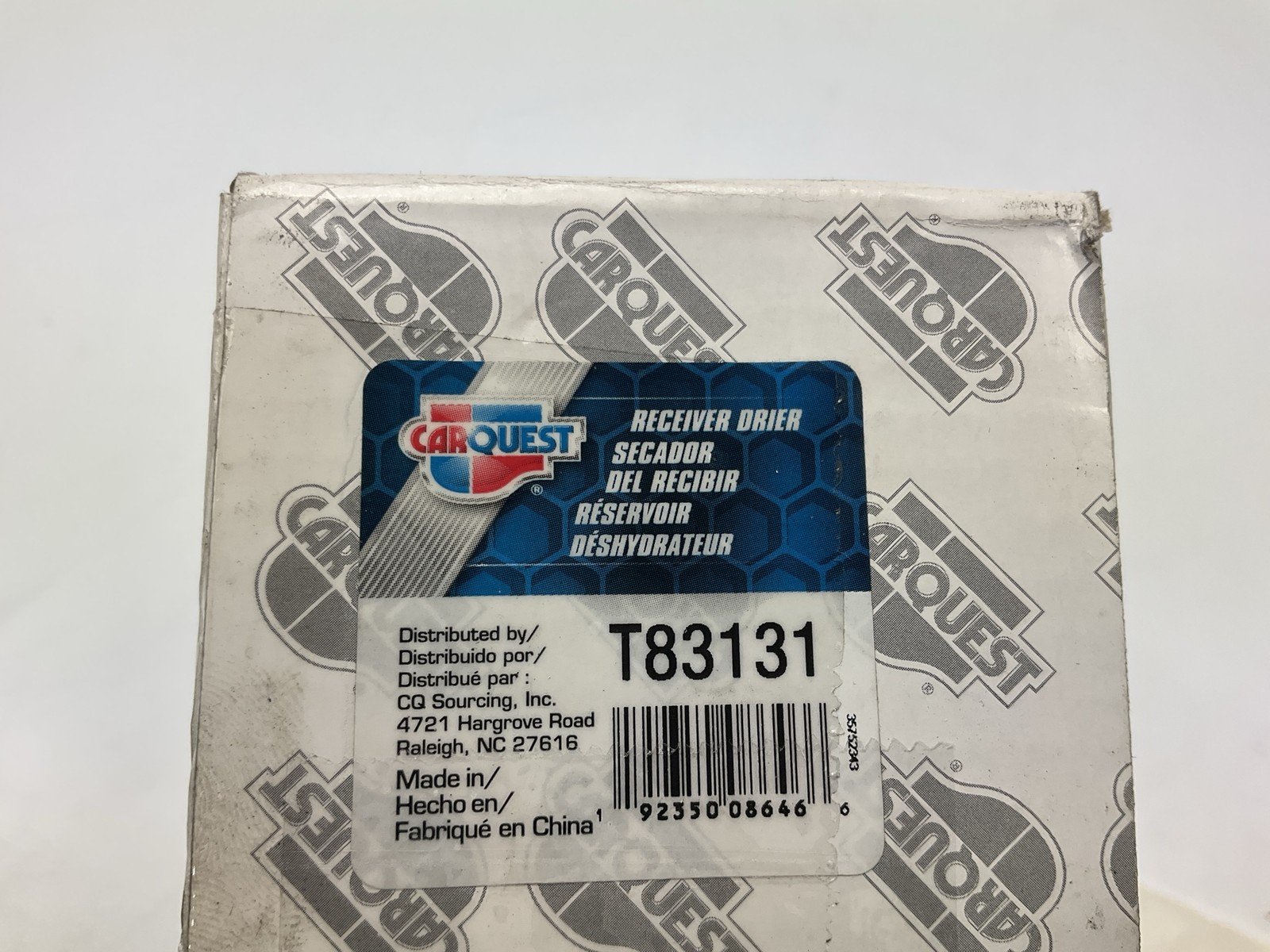 Carquest T83131 A/C Receiver Drier