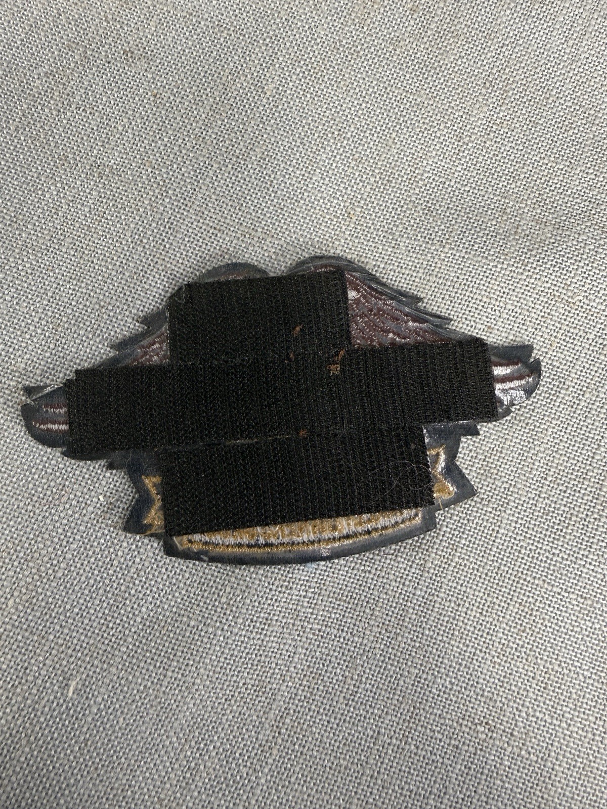Vintage Harley Owners Group HOG Eagle Embroidered Patch Hook Loop 4.75”