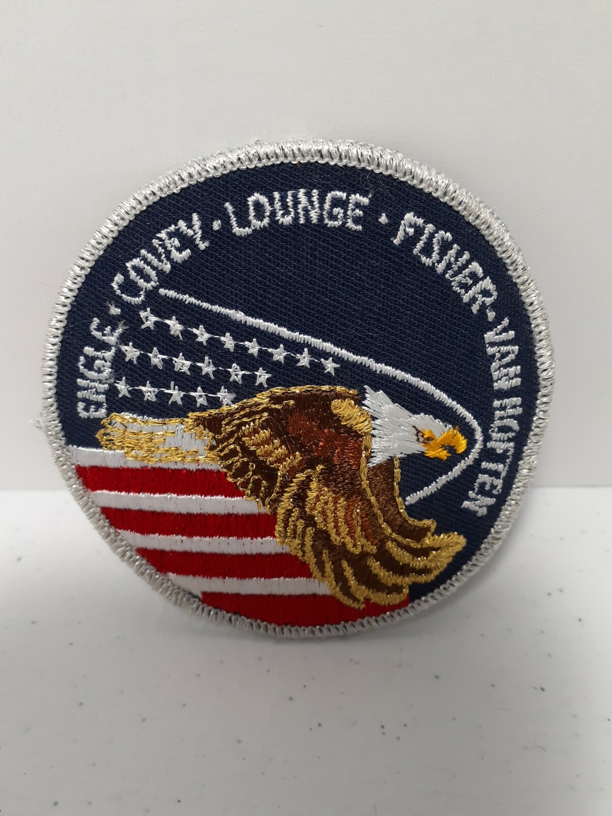 Space Shuttle Astronaut Engle Covey Lounge Fisher VanHoften Patch USA Eagle NASA