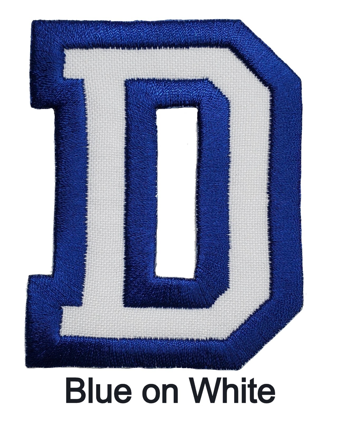 Letters 3" College Varsity Letterman Embroidered Iron On Patch Customize Colors