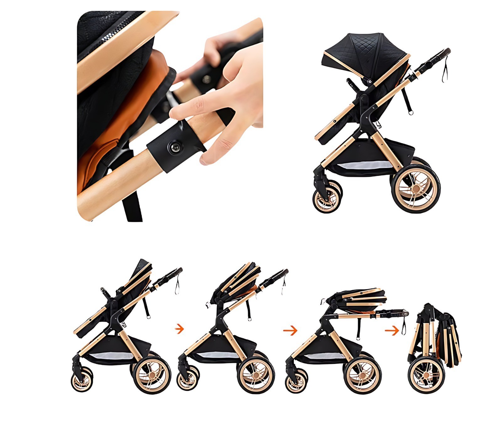 Baby strollers 3 in 1 ELOVIA