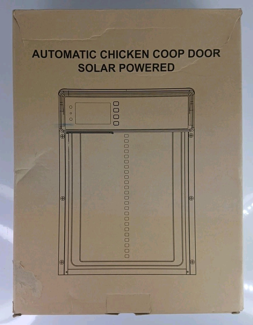 Automatic Chicken Coop Door Solar Powered