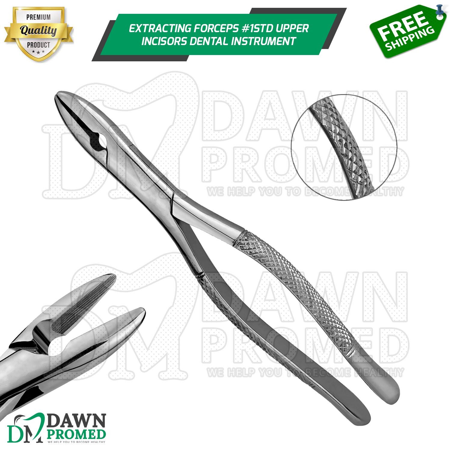 Extracting Forceps #1STD Upper Incisors German Grade Dental Instrument