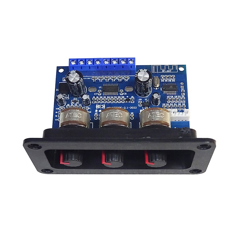 2.1 Channel Digital Power Amplifier Board 2X25W+50W Bluetooth 5.0 Subwoofer ClE5