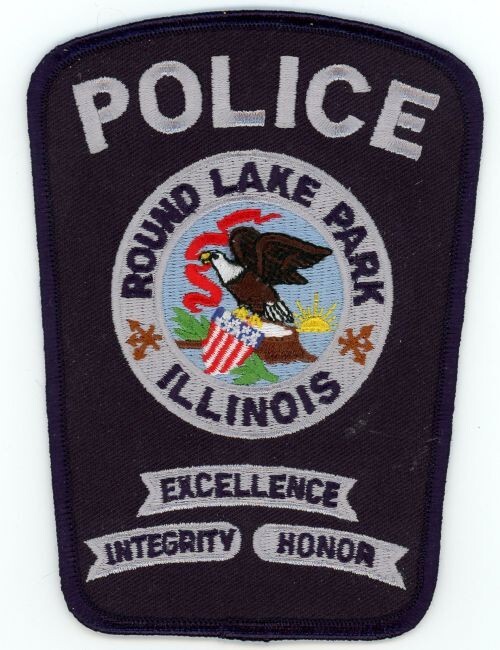 ILLINOIS IL ROUND LAKE PARK POLICE NICE SHOULDER PATCH SHERIFF