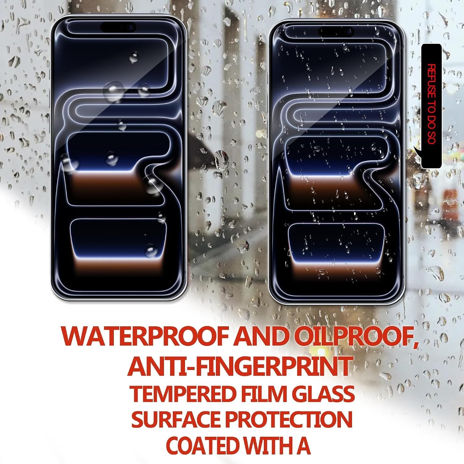 Tempered Glass Screen and Lens Protector 2-Pack for iPhone 17 Pro Max with Tool