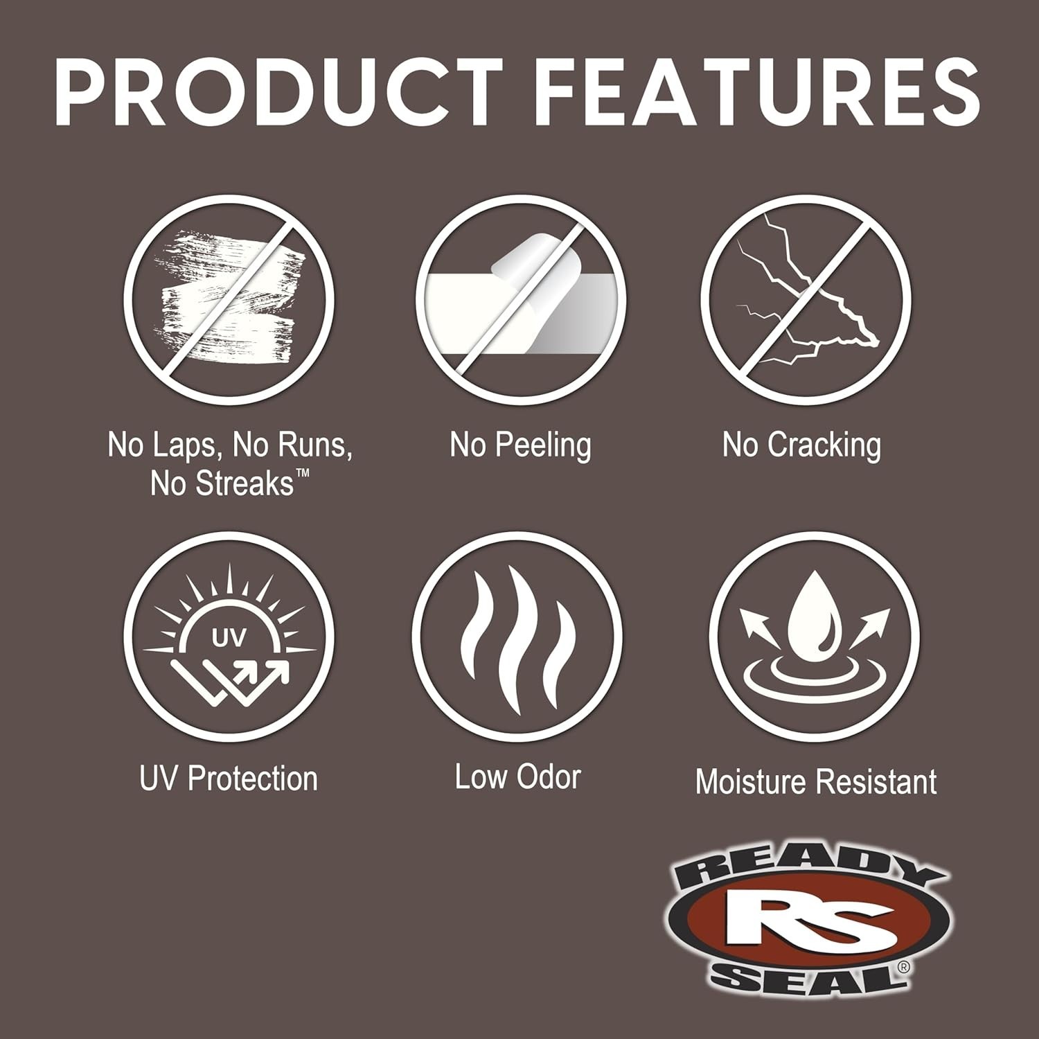 Ready Seal Dark Walnut 5 Gallon 35lb - 525