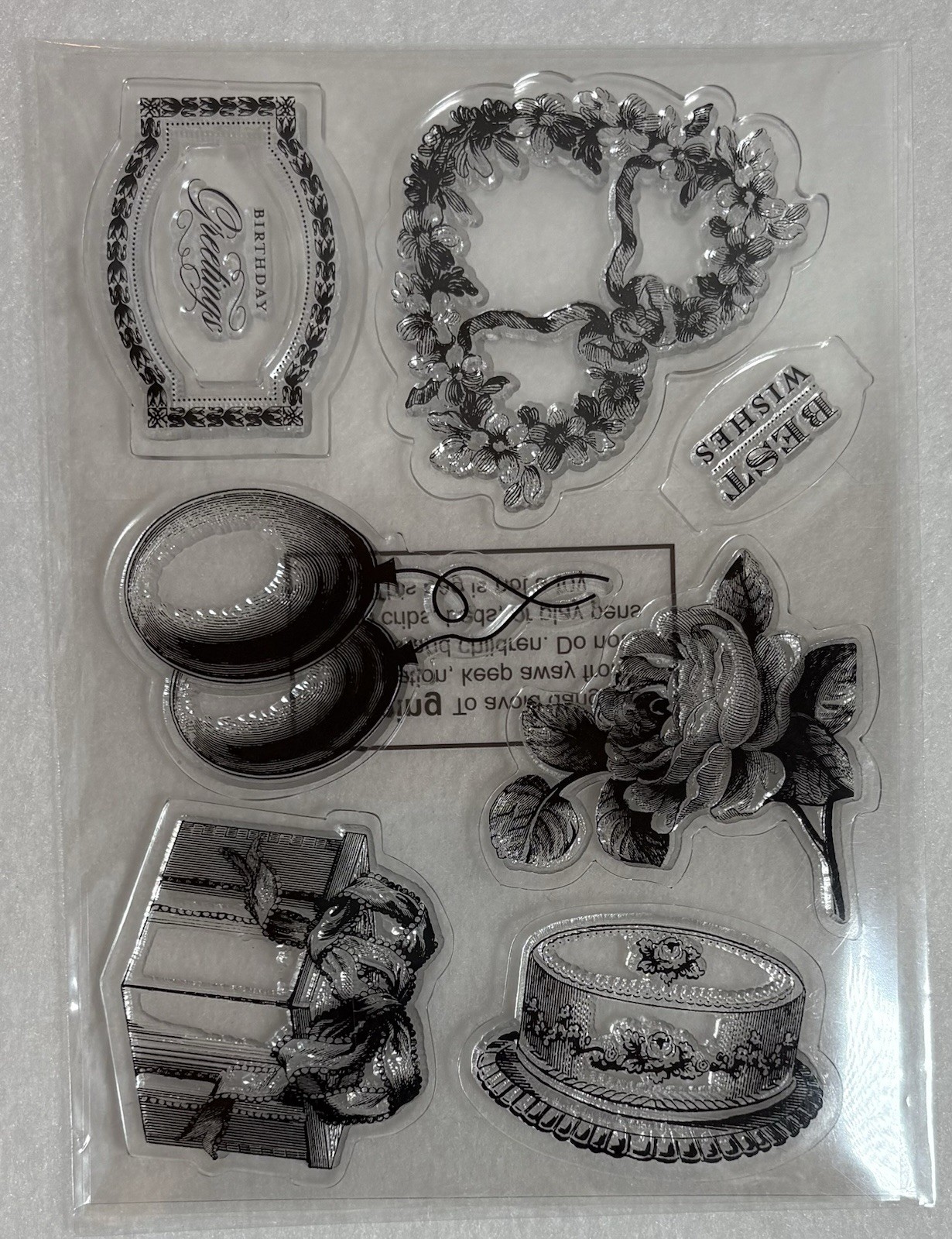 Anna Griffin Treasury Birthday & Congratulations Stamp And Dies Set EUC