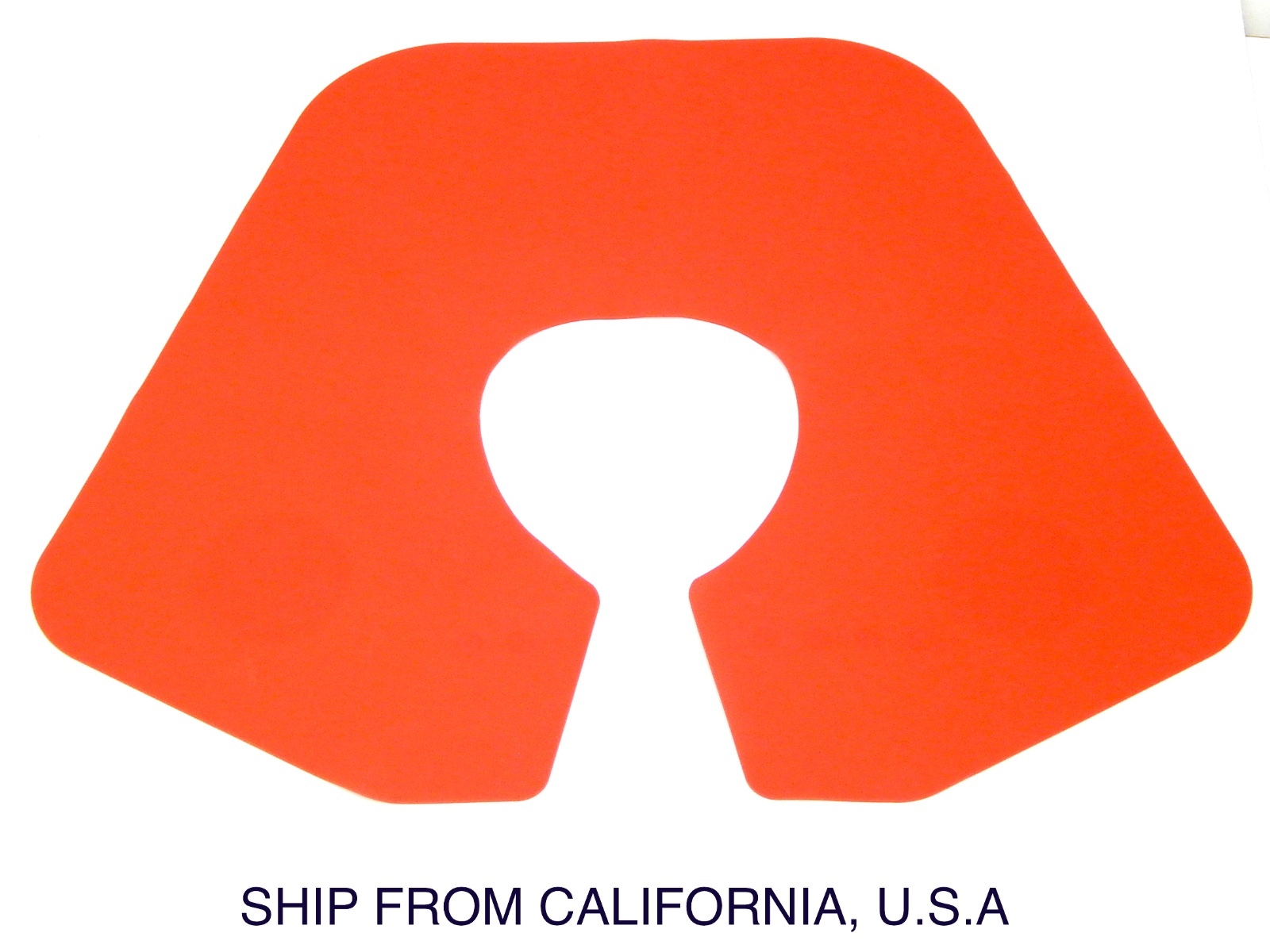 HAIRDRESSING CUTTING COLLAR / NECK SHUTTER RED
