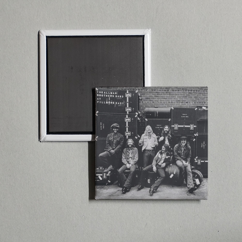 Allman Brothers Band - At Fillmore East Album Cover Locker Fridge Magnet