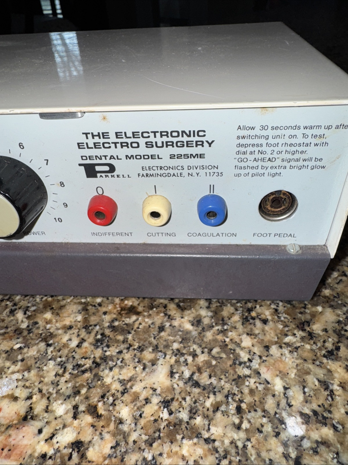 Electronic Electro Surgery Dental Model 225ME by Parker