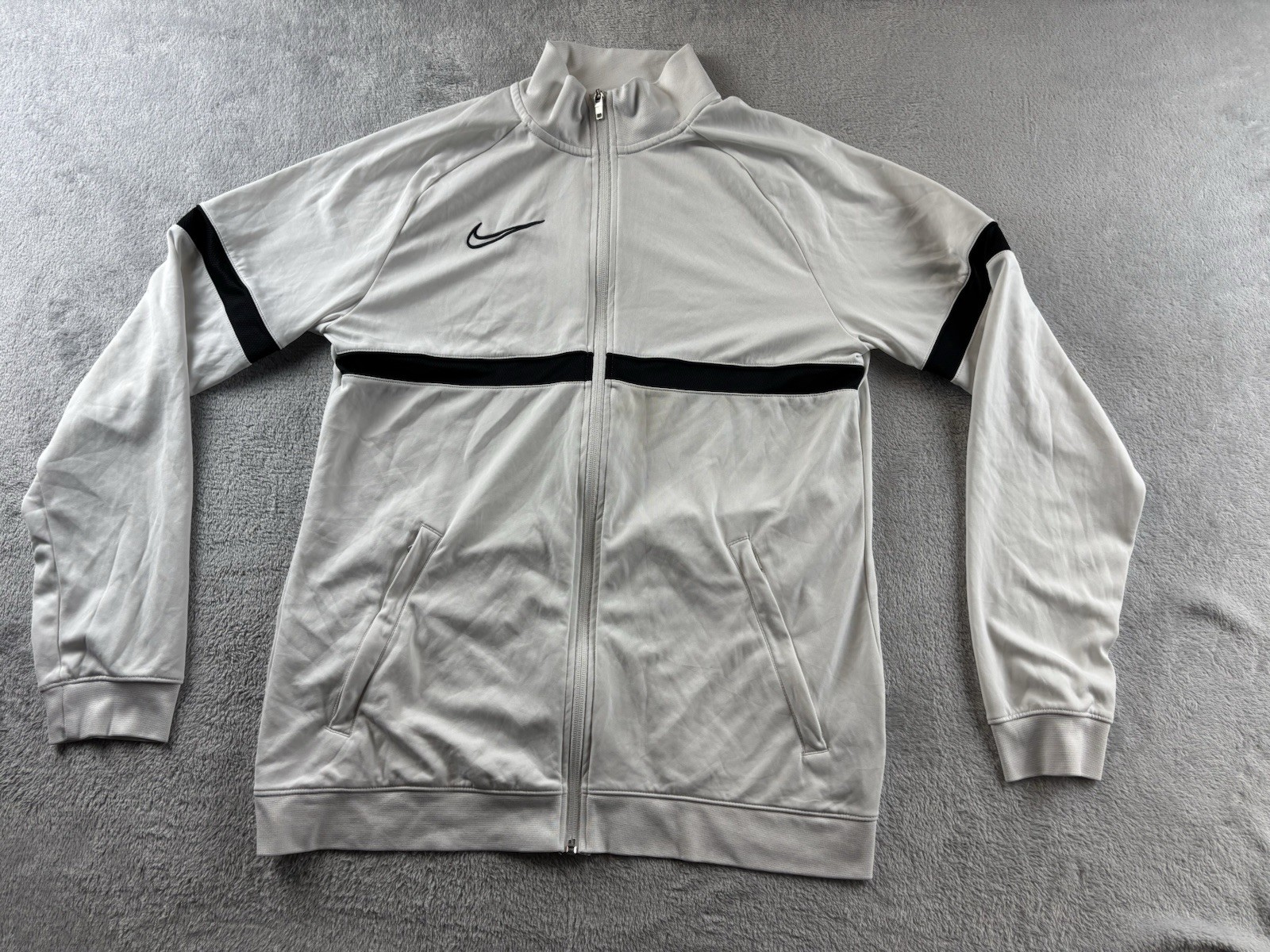 Mens Nike Academy Track Jacket Size L Large White