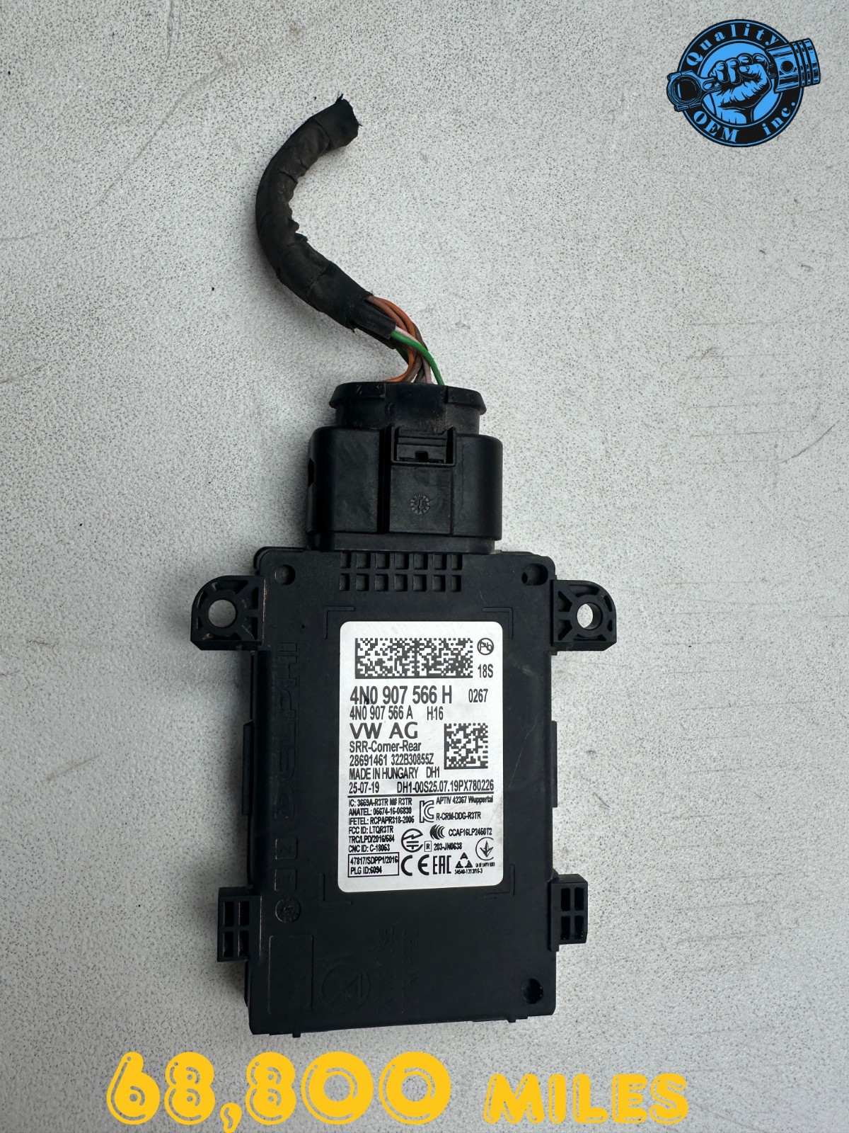 2019-2025 AUDI A6 A7 A8 Q7 Q8 PORSCHE CAYENNE  REAR BLIND SPOT RADAR SENSOR OEM