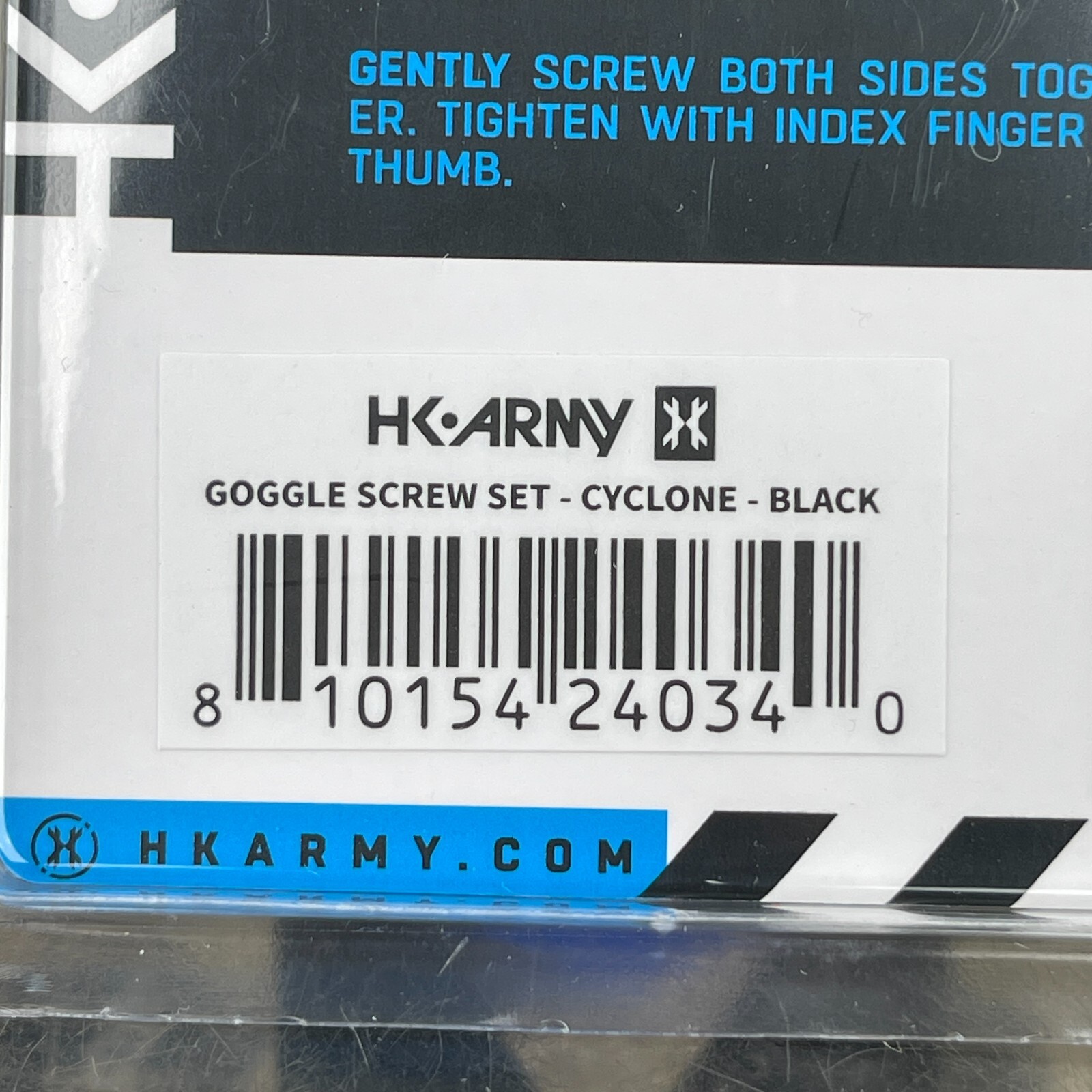 NEW HK Army KLR/Proflex Goggle Screw Set - Cyclone - Black