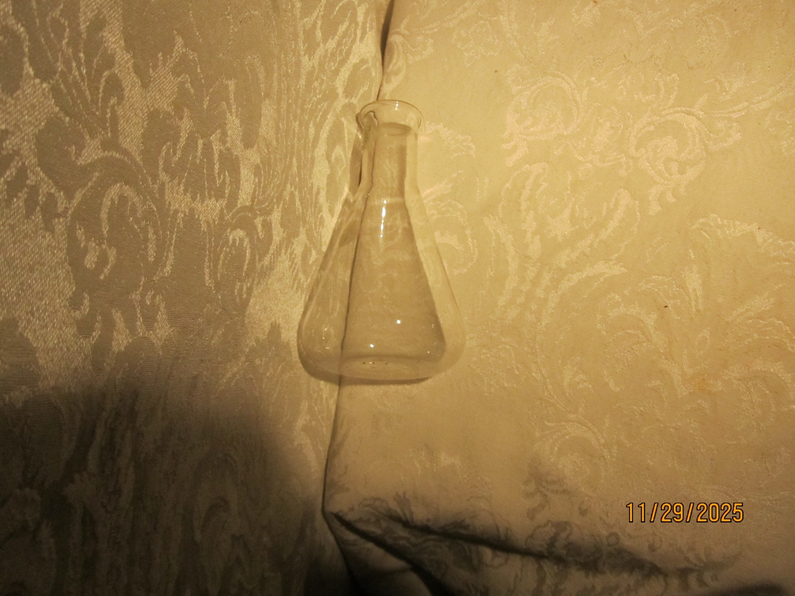200 ml Graduted Glass Erlenmeyer Flask Made by Pyrex Corning