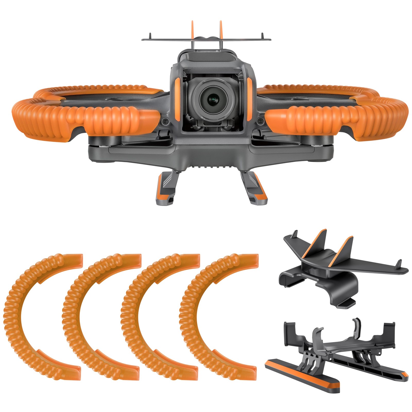 3IN1 Avata 2 Accessories bundles,Propeller Guard+Tail+Landing gear for DJI Av...