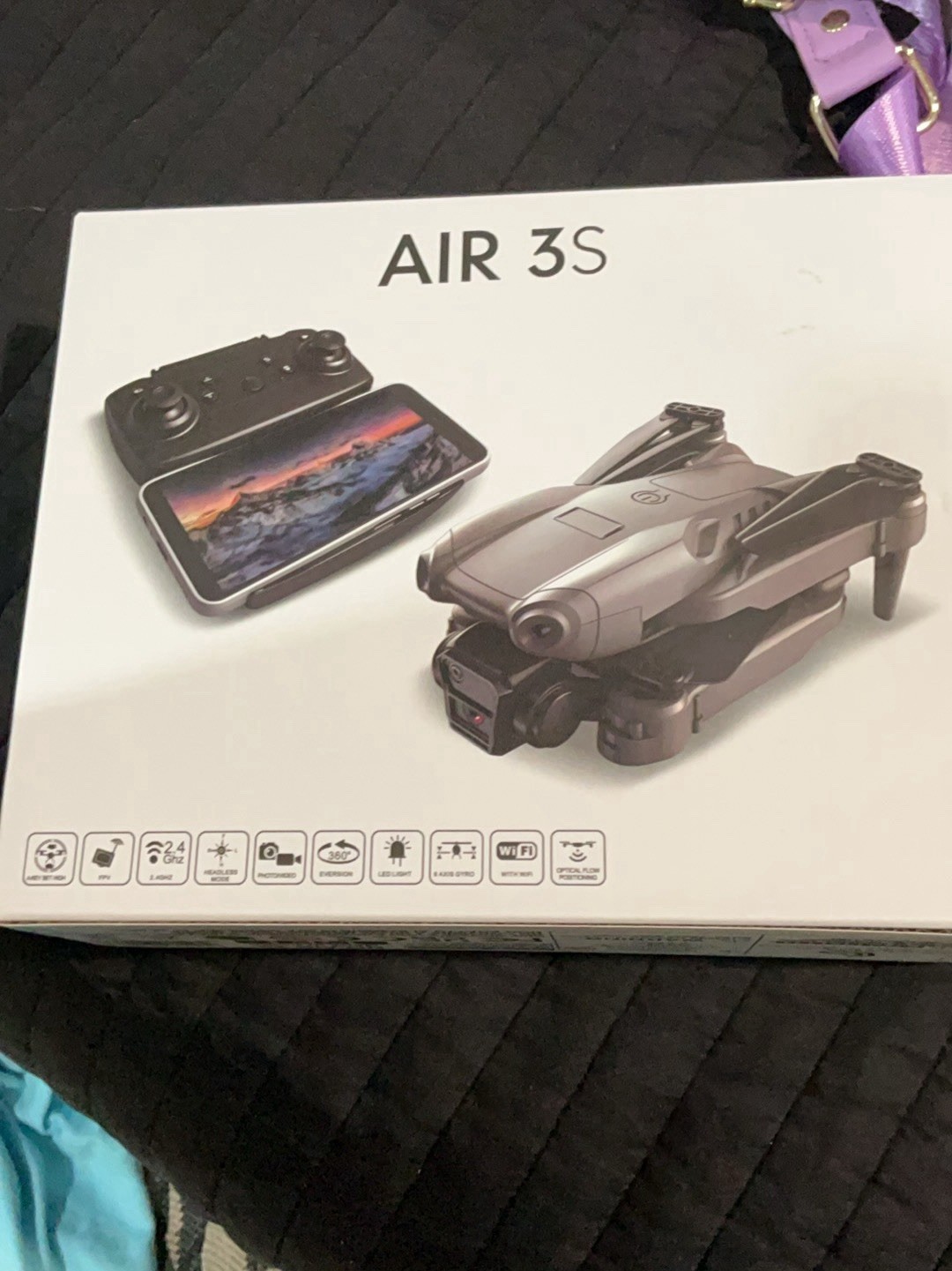 AIR 3S Ready-to-Fly Wi-Fi Camera Drone w/ Remote, Altitude Hold, 50-130m
