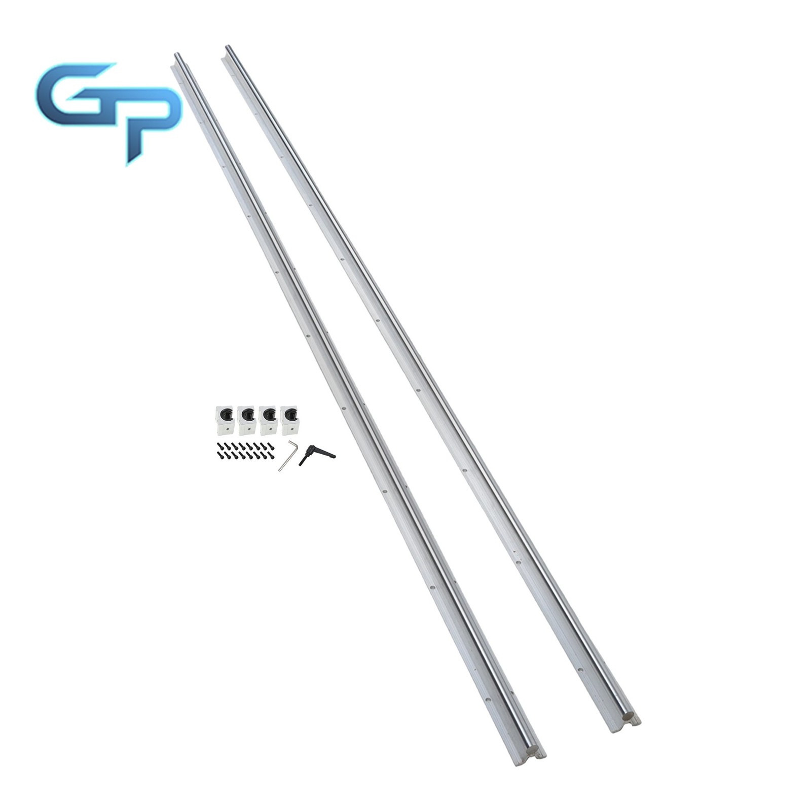 Linear Motion Rail Set SBR16 2 Pcs 2000mm & SBR16UU 4 Blocks DIY CNC