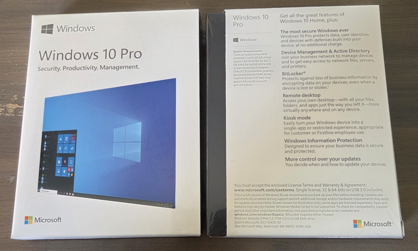 Microsoft Windows 10 Professional, HAV-00059, Brand New, Authentic