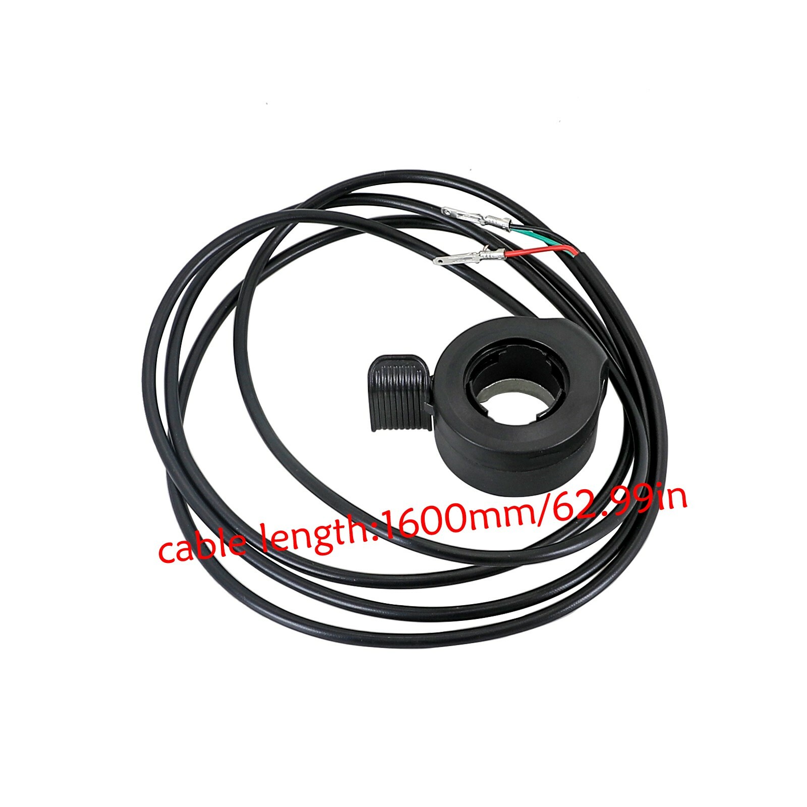 Universal Thumb Throttle Speed Control E-Bike Electric Bike Scooter 3 Wire Black