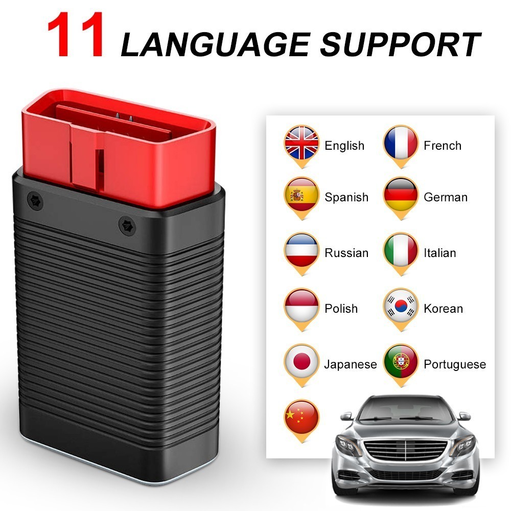 LAUNCH AIOBD Mini Bluetooth OBD2 Diagnostic Tool Scanner for Android iOS