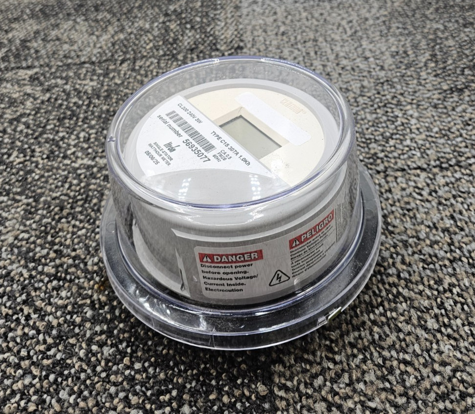 ITRON CL200 CENTRON Single-Stator Watthour Meter 240V 3W Type C1S 30TA 1.0Kh