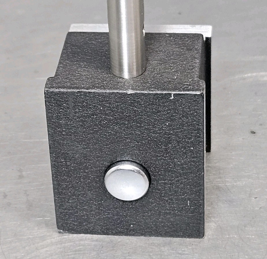 Starrett No. 657D magnetic base with a Fowler 1" dial indicator - 657