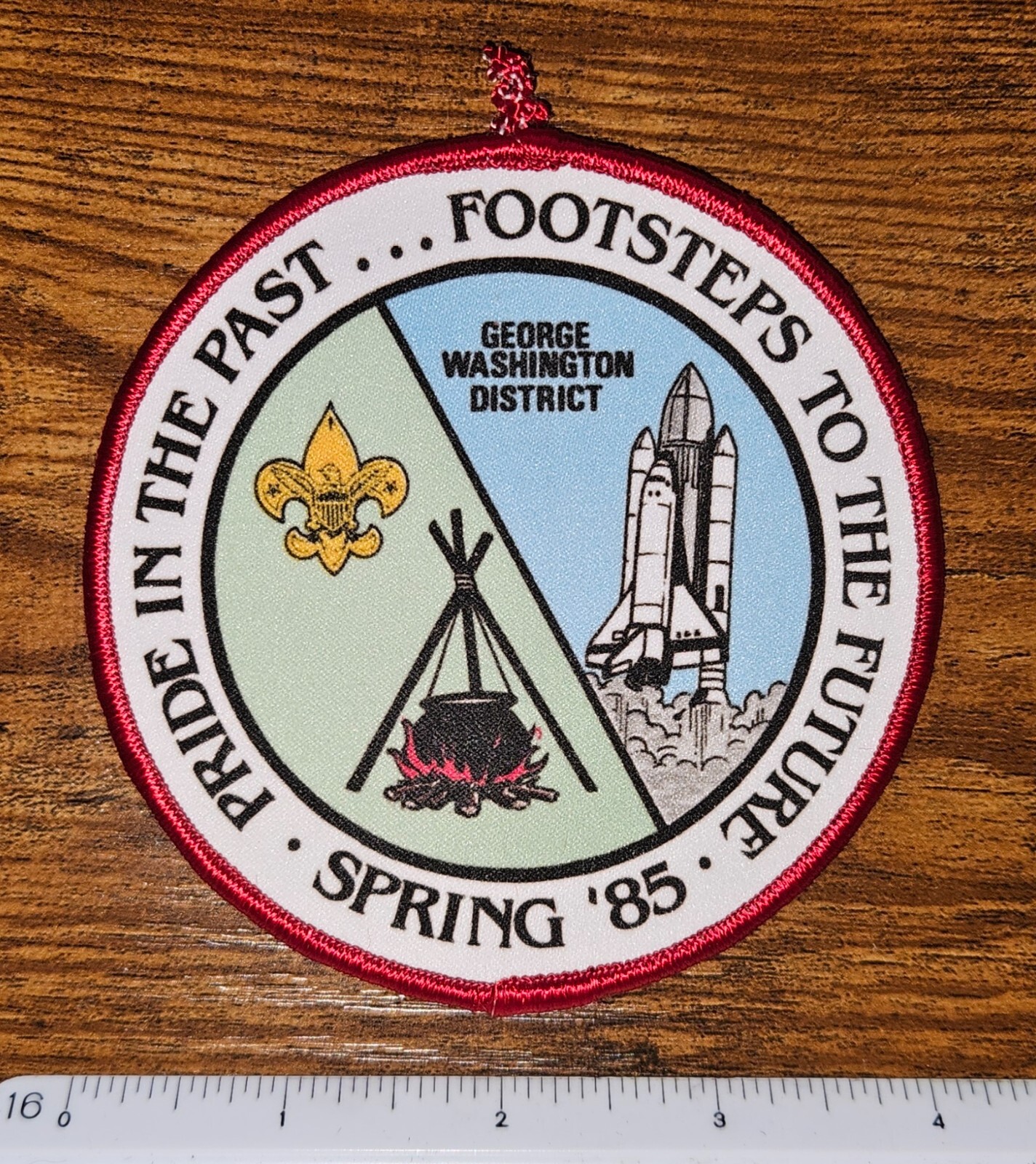 DC Maryland Virginia NCAC 1985 George Washington District Virginia Space Patch