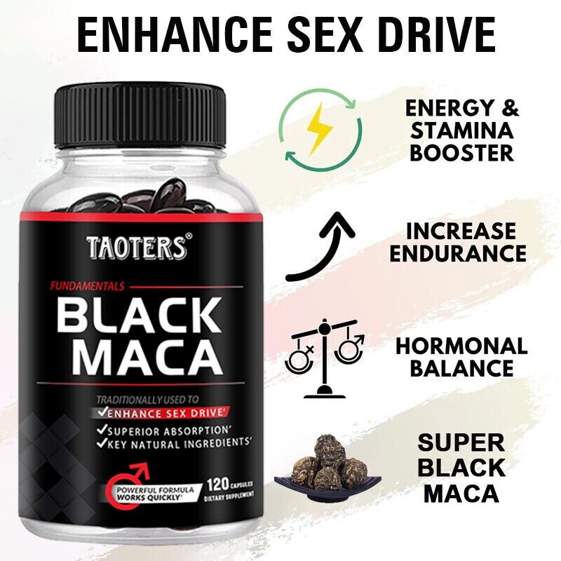 Maca Root 1000 Mg, 120 Capsules - Non-GMO, Gluten-Free