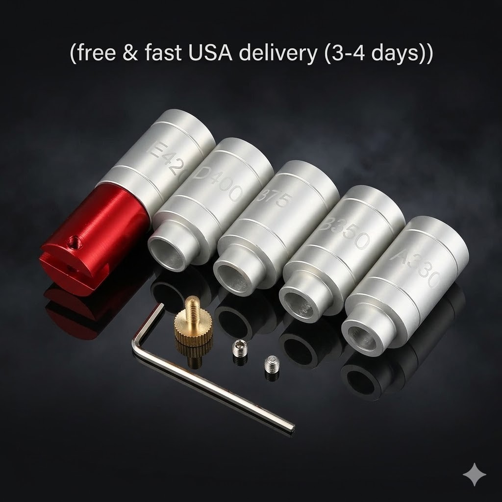 Body with 5 Bushing Set Lock N Load Headspace Gauge Kit with Comparator Base