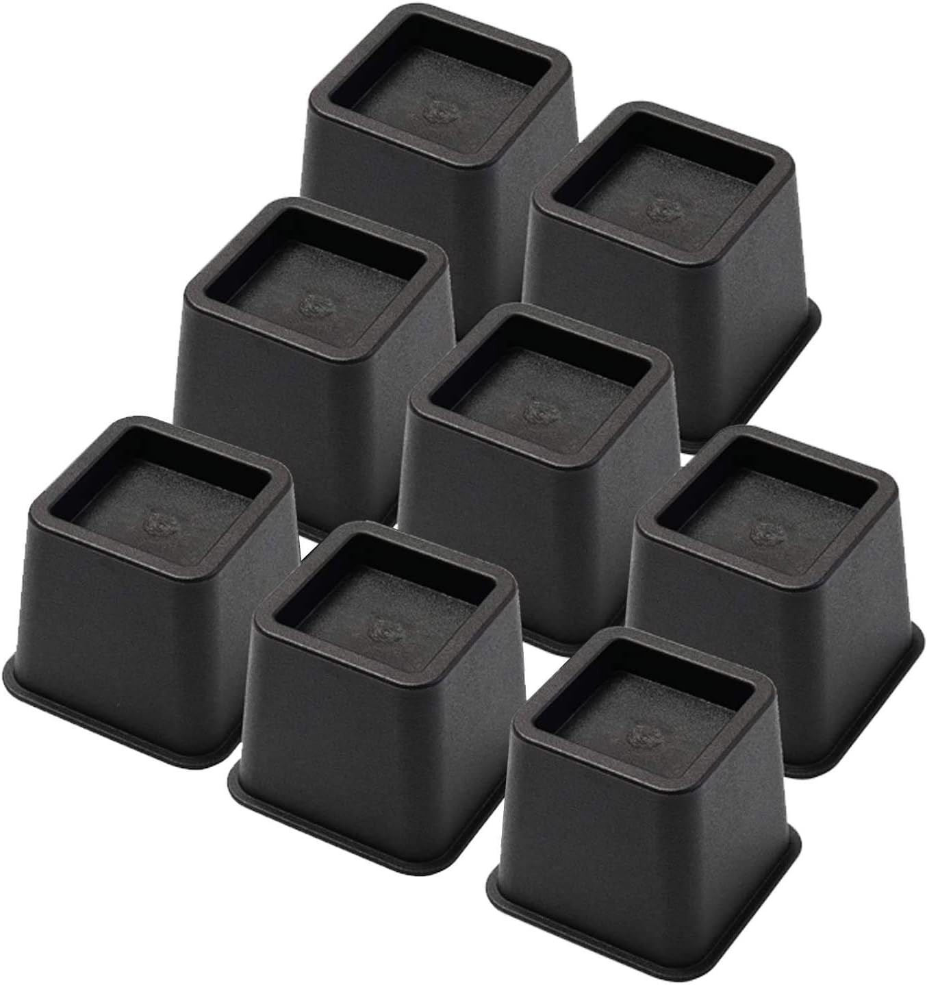 Bed Risers 3 Inch, Heavy Duty Square Furniture Frame Lift for Couch, Chair, Desk