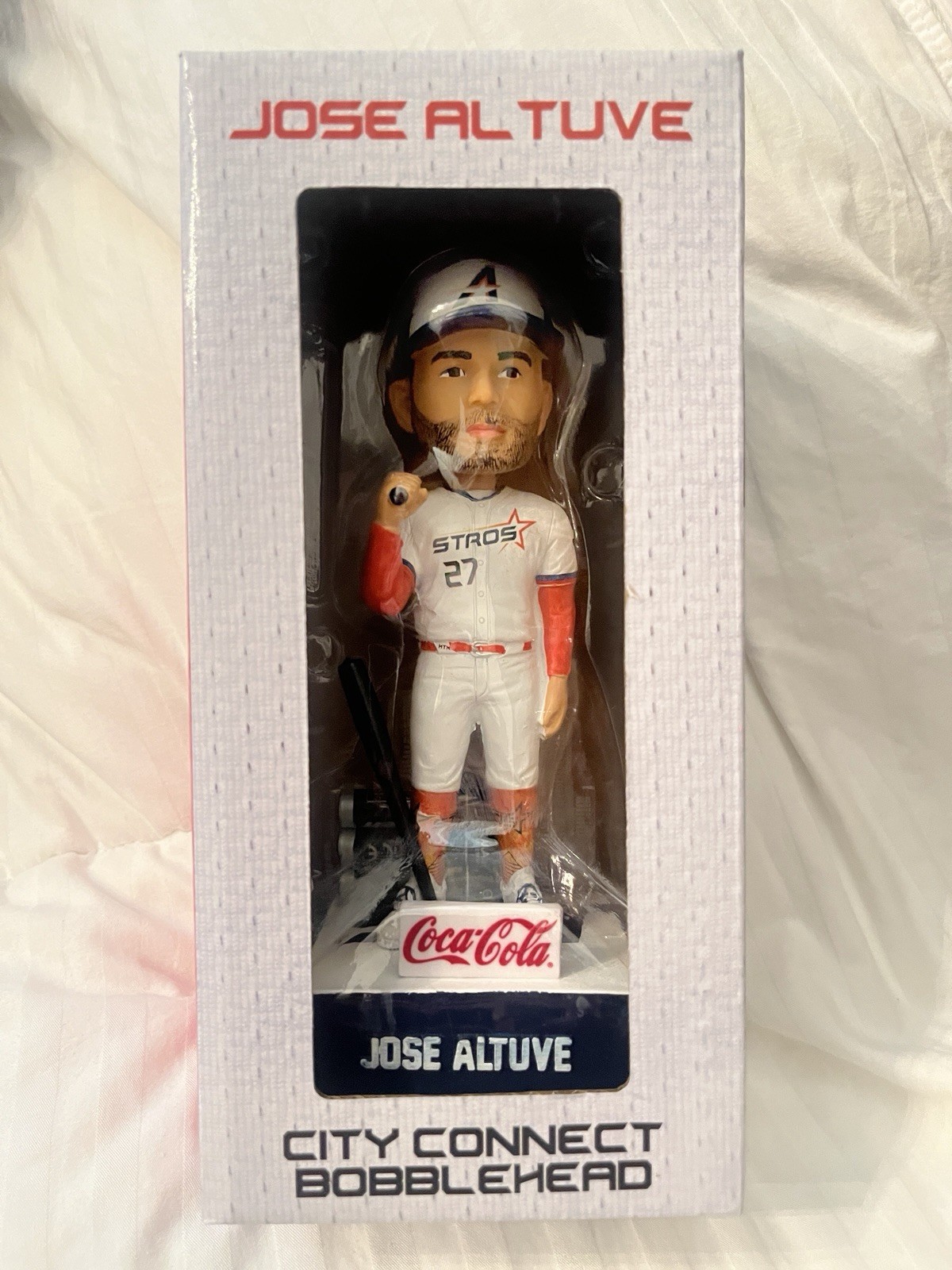 Jose Altuve City Connect Bobblehead Houston Astros  NEW IN BOX Coca-Cola