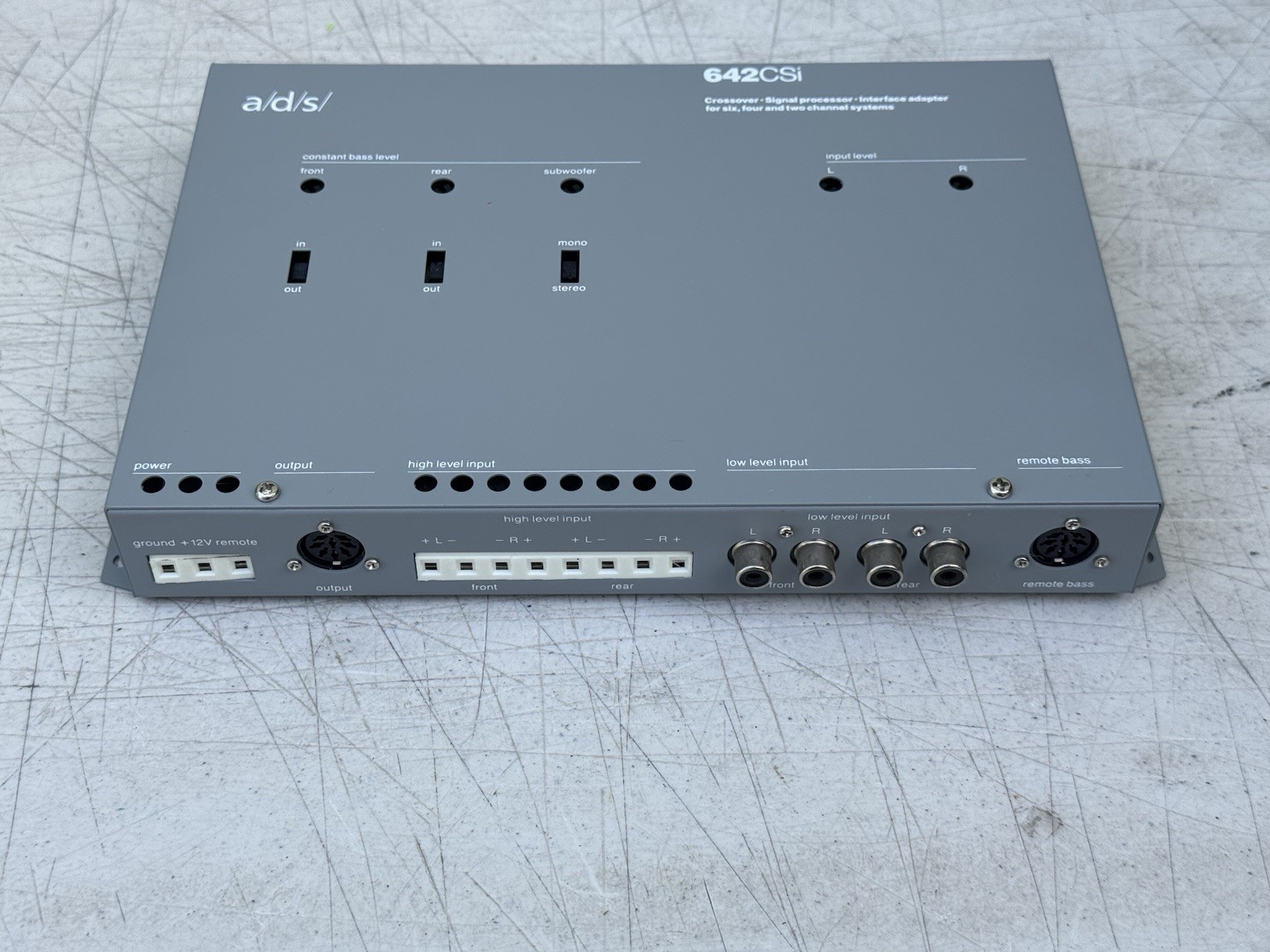 a/d/s/ 642CSi 6 Channel Crossover New No Box