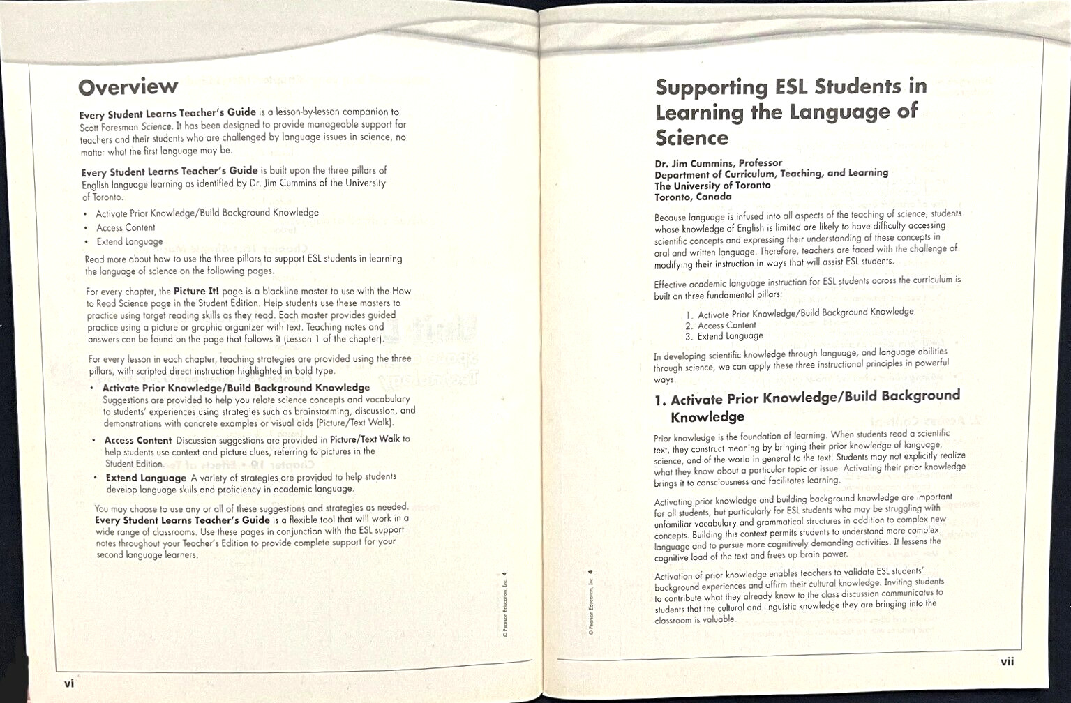 4th Grade - SCIENCE - EVERY STUDENT LEARNS - TEACHER GUIDE (2006, Foresman)