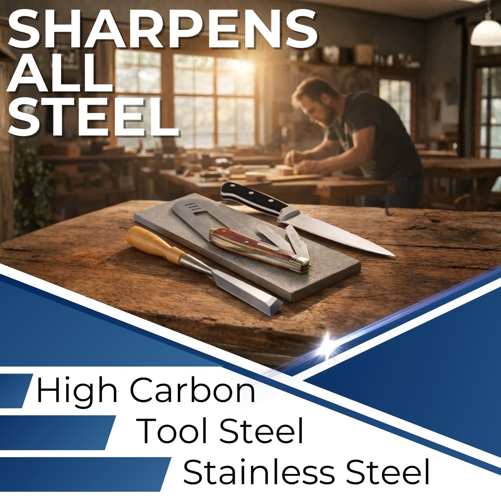 Ultra Sharp Ii Diamond Sharpening Stone Kit Coarse/medium/extra Fine