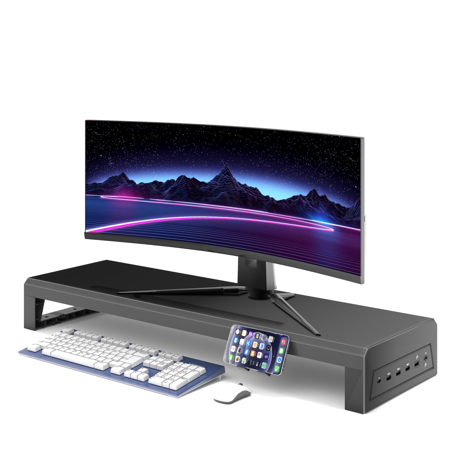 Computer monitor stand Laptop Desk Shelf & Monitor Riser ，27.55 inches,22