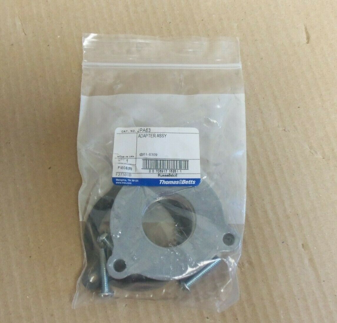 NEW THOMAS & BETTS T&B JPA63 ADAPTER ASSY F27301B