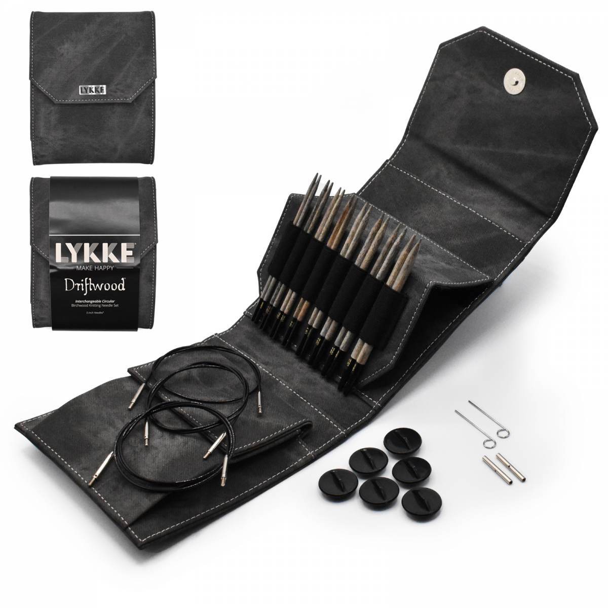 Lykke Starter Sets; 5" Tip Interchangeable Knitting Needles