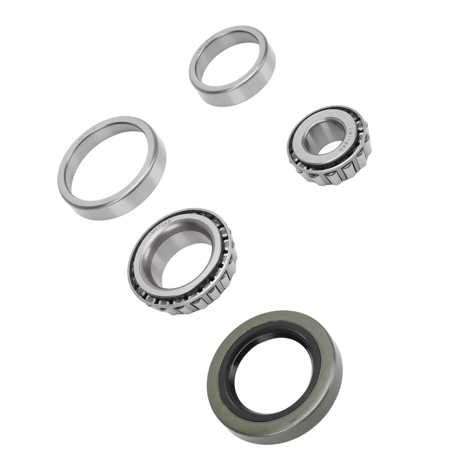 Trailer Axle Hub Bearings Set 5PCS Trailer Wheel Bearing Kit For 1-1/4in 3/ YVVW