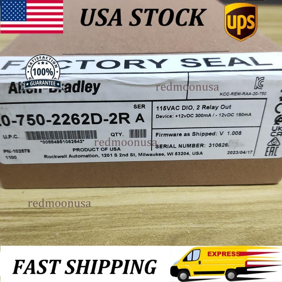 New Factory Sealed Allen-Bradley 20-750-2262D-2R PF750 IO MODULE 207502262D2R
