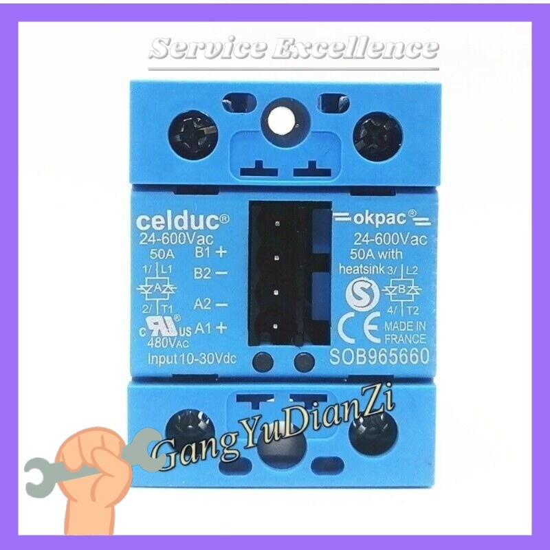 SOB965660 1X NEW solid state relay SOB965660 50A 24-600VAC Fast Delivery