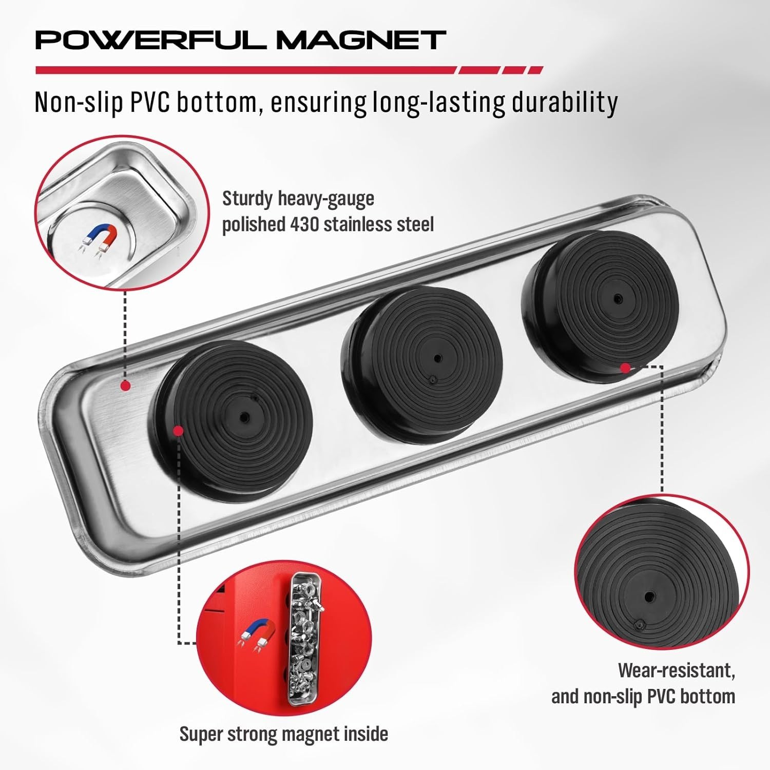 Heavy-Duty 17-Inch Magnet Roller with Telescoping Handle: Ideal for Workshops