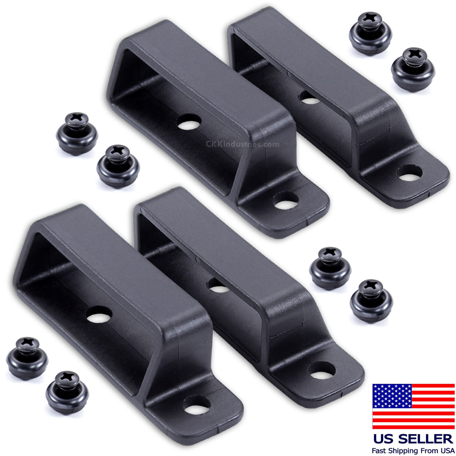 Universal Holster Belt Loops - OWB Angled Belt Loops - (Fits 1.75-2.00in Belts)