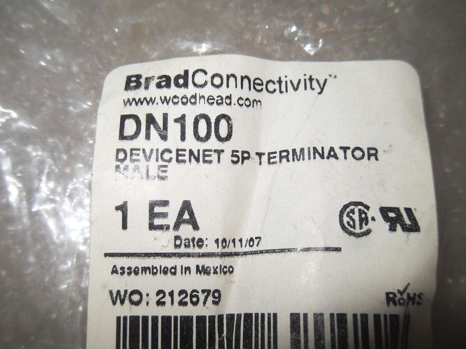 Brad Connectivity DN100 Devicenet 5P Terminator
