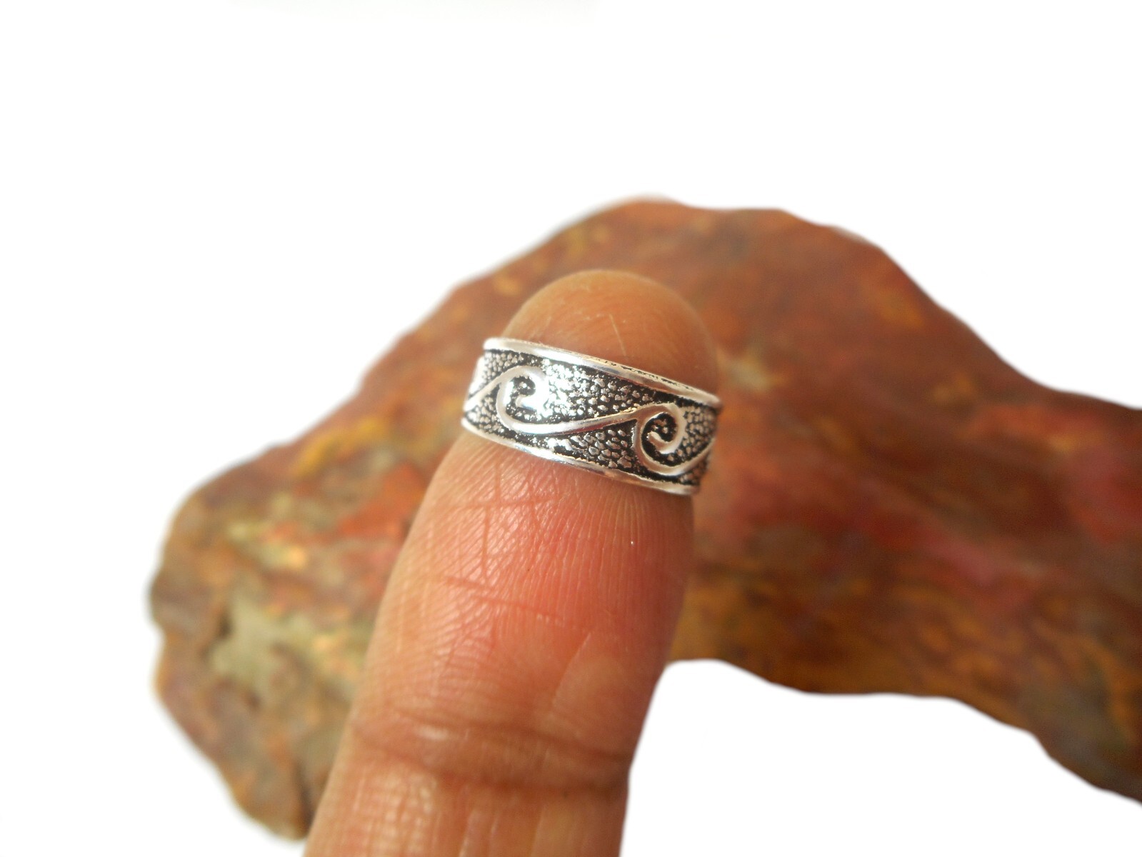 Adjustable Toe  Ring  Sterling  Silver  925
