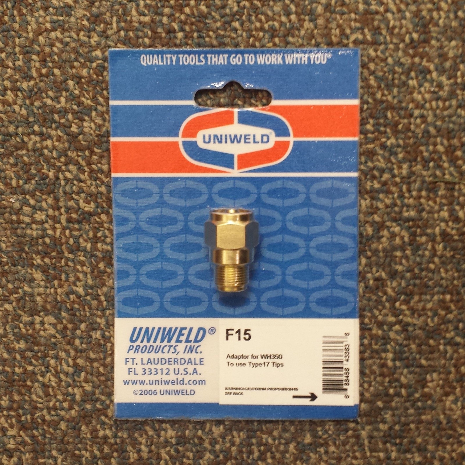 F15 Adaptor for WH350 to use Type17 Welding/Brazing Tips - NEW!
