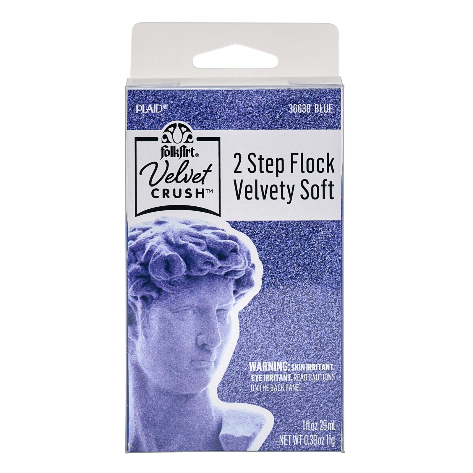FolkArt Velvet Crush 2 Part Flocking Kit, Blue Kitchen