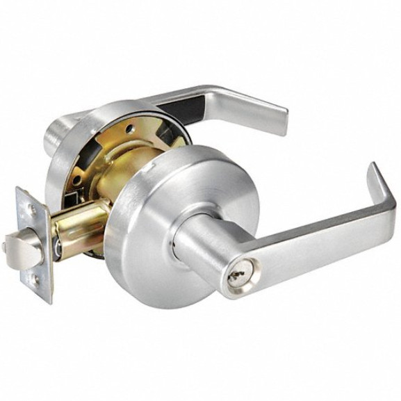 YALE 58320ET-SS ANSI GRADE 2 COMMERCIAL LEVERSET w/LOCK & KEYS *C20