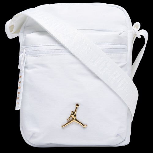 Nike Air Jordan Jumpman Airborne Festival Crossbody Sling Bag White Gold