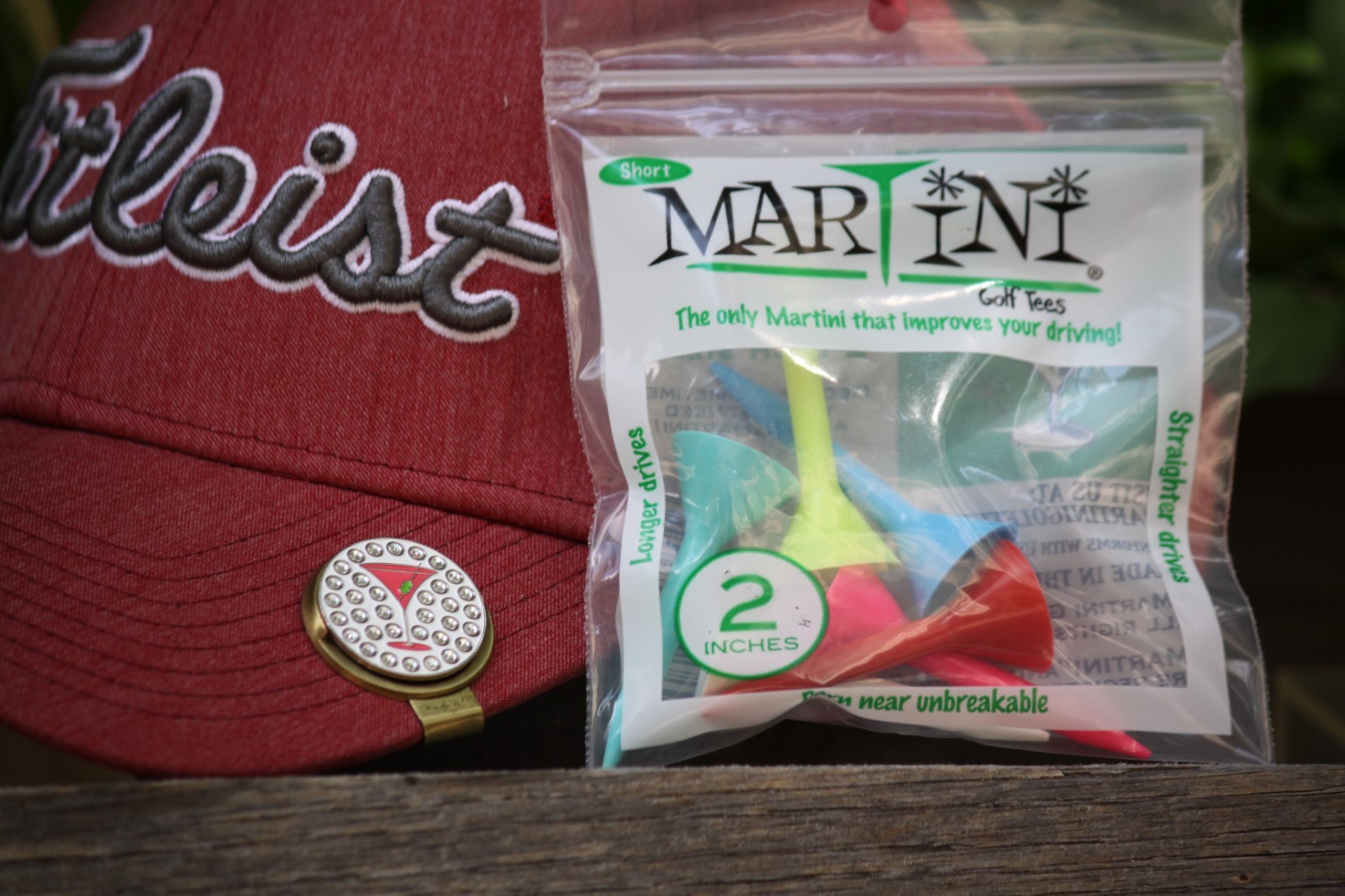 Martini Ball Marker - Ladies or Mens - Play Martini Tees - Companion Ball Marker